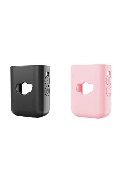 Choice5 alloet Pink and Black For DJI Mic 2 Silicone Protective Case Charging...