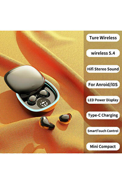 Choice1 سماعات رأس لاسلكية بتقنية بلوتوث، مزودة بخاصية إلغاء الضوضاء، إصدار 2...