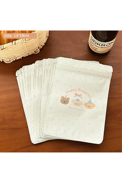 Choice 13x18cm Other A 20pcs 20 Pcs Cute Bear Self sealing Bag Packaging Bag ...