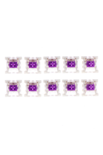 Choice3 KOQZM Purple 10Pcs/lot 3 pin Outemu Mx Switches Mechanical Keyboard B...
