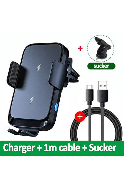 Choice مع حامل هاتف لاسلكي للسيارة مزود بشاحن شفط مزدوج الملفات، متوافق مع هو...