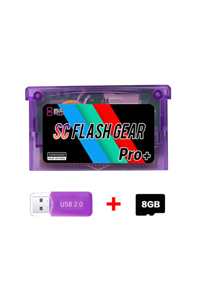 Choice SCFW Purple 8G SCFW V1.5 Mini SC Card 1000+ in 1 Flash GBA Card For GB...