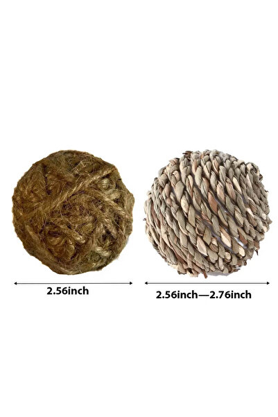 Choice1 كما هو موضح، ألعاب مضغ وتسنين للببغاء والهامستر والأرنب مصنوعة يدويًا...