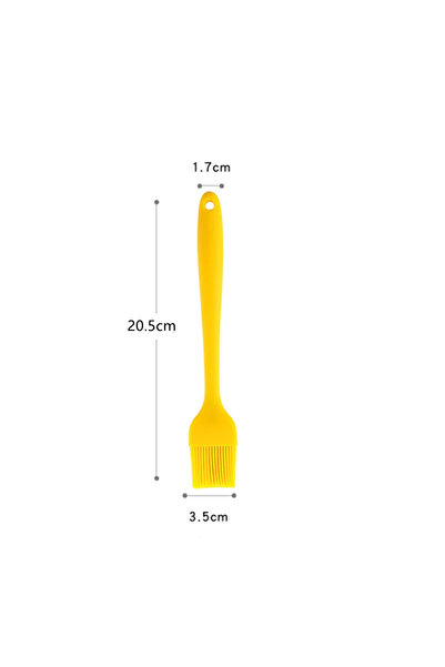 Choice11 20.5cm--Yellow Food Grade Silicone Oil Brush Barbecue Basting Brush ...