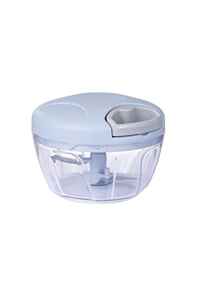 Choice1 مفرمة طعام يدوية مضادة للرذاذ سعة 500 مل من كولرابي بلو، لا تحتاج إلى...