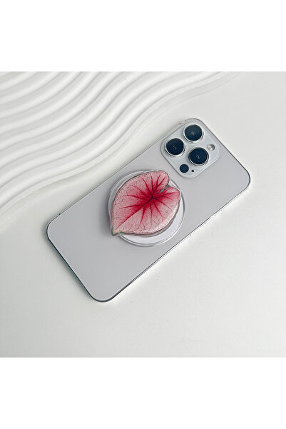 Choice حامل الهاتف CX38-05 Troal Leaf Sket لـ Magsafe IPhone Mac Safe Ring Fi...