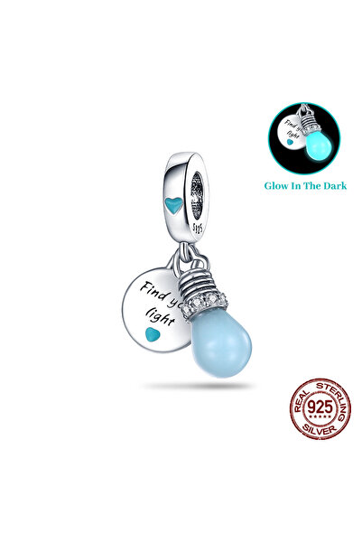 choice2 CMS1748 Classic 925 Sterling Silver Beads Luminous Firefly Star Chame...