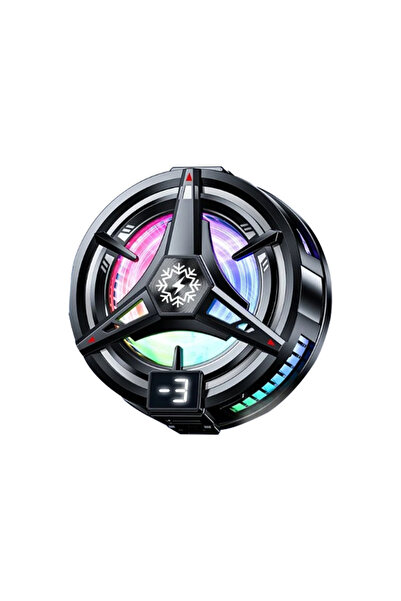 Choice3 black-1pc Three Gears Adjustable Mobile Phone Cooler Magnetic Suction...