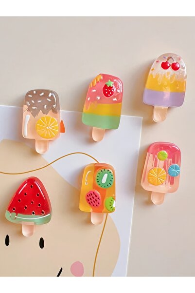 Choice ٦ قطع من مصاصات الفاكهة المثلجة، مجموعة من ٦ قطع من مغناطيسات الثلاجة ...