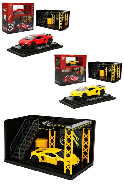 welcomein Die-Cast Koleksiyonluk 1:32 Ölçek Lamborgini LP750-SV Sesli ve Işık...