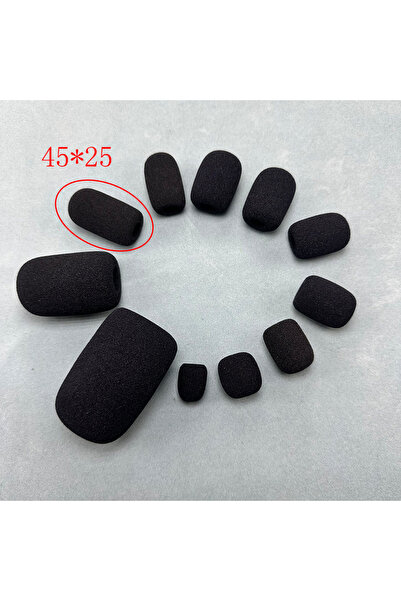 Choice3 45 25 11-10pcs 10pcs Headset Replacement Foam Microphone Cover Teleph...