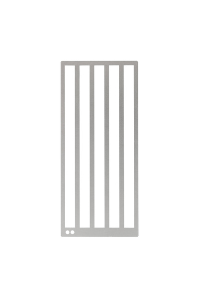 Choice8 مسطرة صغيرة مستديرة من الفولاذ المقاوم للصدأ -2 للرسم الماسي، خفيف، م...