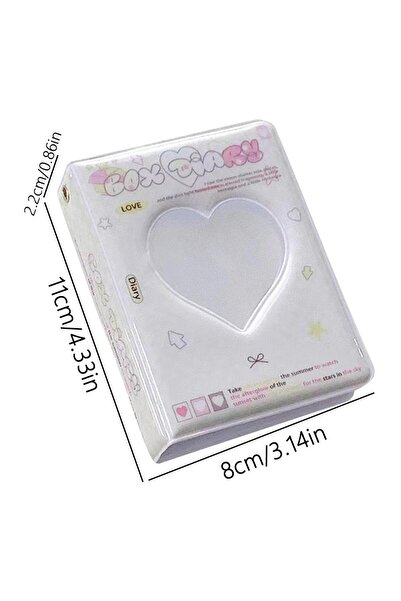 Choice منظم صور أبيض اللون، 40 جيبًا، ألبوم بطاقات، كتاب تجميع بطاقات PVC، عل...