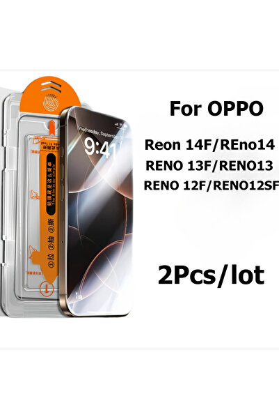 Choice4 واقي شاشة زجاجي مقوى لهاتف أوبو رينو 14 إف (قطعتان) متوافق مع هواتف ر...