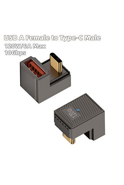 Choice5 AM to CG UX QS Type C to USB 3.1 10Gbps OTG Adapter USB C Male to USB...