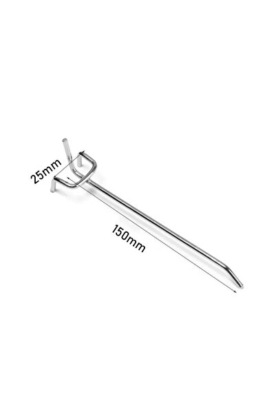 Choice16 20 قطعة من خطافات العرض مقاس 25 مم × 150 مم، من 5 إلى 20 قطعة، رفوف ...