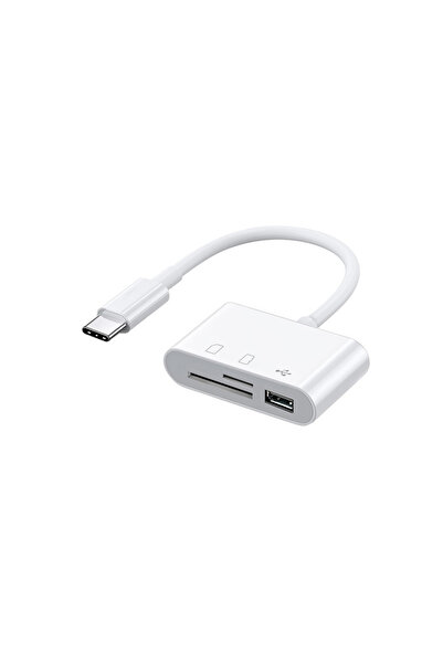 Choice1 1pcs Type C OTG Adapter TF/SD Card Reader For Oneplus iPhone PO Cell ...