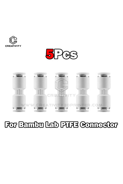 choice2 5PC For Bambu Lab X1 X1C X1E P1P P1S 3D Printer PTFE Tube Pneumatic C...