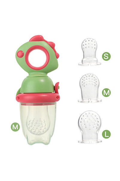 Choice1 SD3378GreenWith3Bags Rotating Push-type Food Grade Silicone Fruit and...