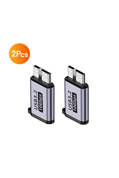Choice1 محول من Micro B إلى C (قطعتان) من Micro B USB C 3.0 ذكر إلى Type C أن...