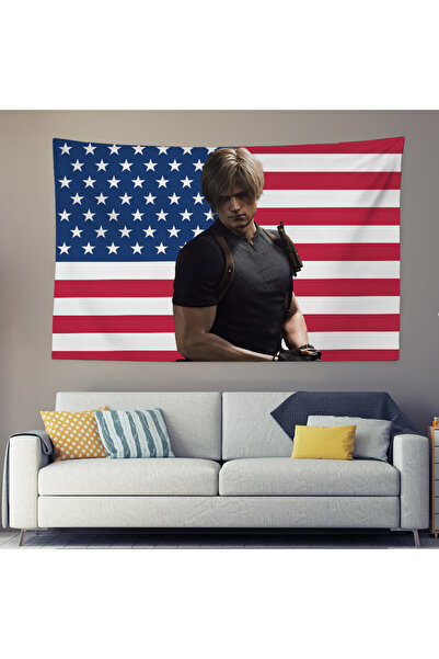 Choice19 نسيج جداري z4 70x115CM R-Resident E-Evil ليون كينيديز لتزيين غرفة ال...