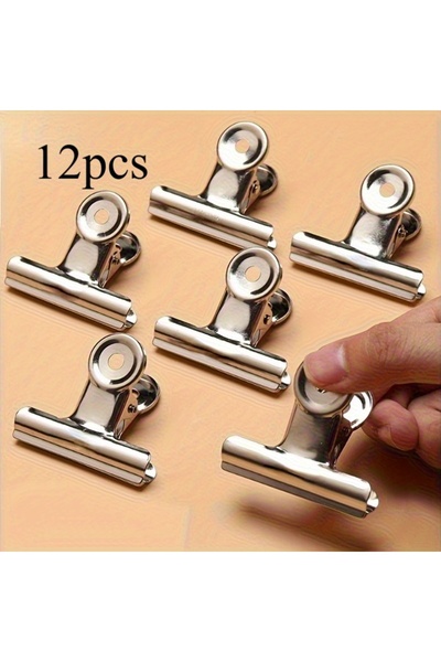Choice 12 قطعة من مشابك إغلاق حقيبة الطعام المصنوعة من الفولاذ المقاوم للصدأ ...