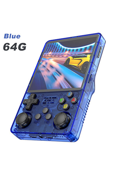 choice2 جهاز ألعاب محمول جديد أزرق 64 جيجابايت 2025 بشاشة كبيرة 4 بوصة IPS R3...