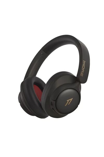 Choice سماعات رأس لاسلكية سوداء من 1MORE SonoFlow S مزودة بخاصية إلغاء الضوضا...