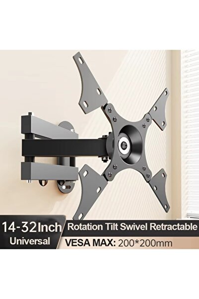 Choice 14-32 inch Universal Adjustable TV Wall Mount Bracket Universal Rotate...