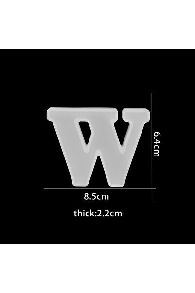 Choice7 W Mold 26 Letter Mold Alphabet Number Silicone Molds Crystal Glue Epo...