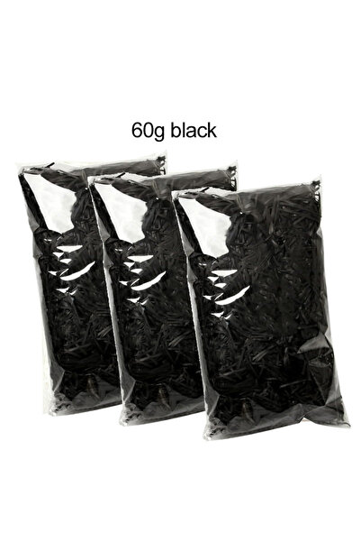 Choice9 60g BLACK 20/40/60g Raffia Paper Shreds & Strands Shredded Crinkle Co...