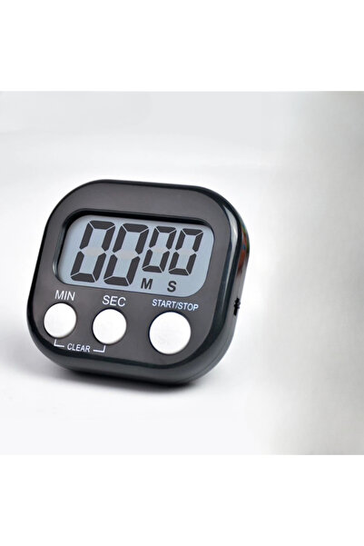 Choice مؤقت مطبخ أسود مغناطيسي بشاشة LCD رقمية للعد التنازلي، مؤقت طهي مع منب...