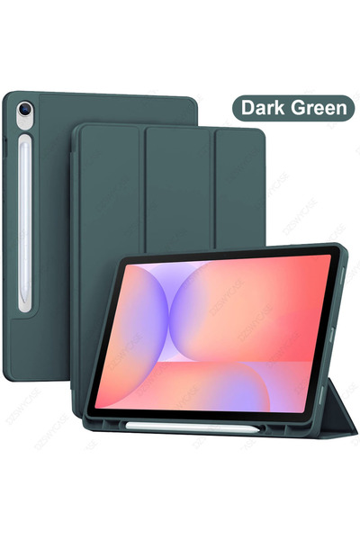 Choice4 جراب أخضر داكن لجهاز Tab S10/S9 FE / S10 Lite مقاس 10.9 بوصة / S9 مقا...