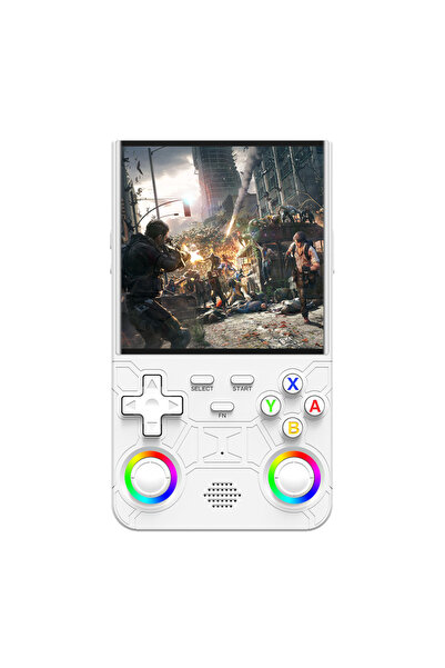 Choice7 64G white R36 Ultra Console Portable Retro Game 4‘’ IPS Screen Handhe...