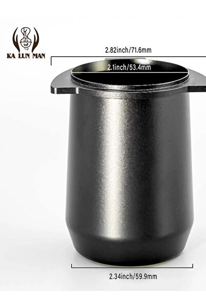 Choice 200ml JFB-H-54 1Pc Aluminum coffee powder cup, 54mm, can be directly h...