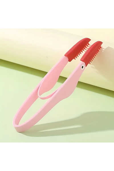 Choice1 مشط وردي اللون لإزالة بقع الدموع عن الحيوانات الأليفة - فرشاة تنظيف ل...