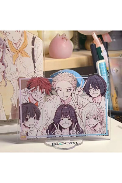 Choice حامل أزهار، زهرة عطرة تتفتح بوقار، مجسم أكريليك ، ملحقات مكتبية