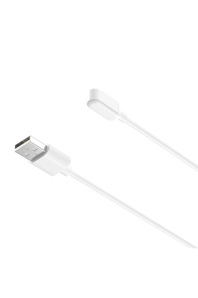 Choice شاحن مغناطيسي أبيض لساعة هواوي فيت 3، كابل شحن USB للساعات الذكية، لون...