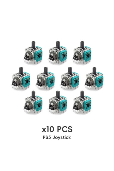 Choice4 ١٠ قطع من عصا التحكم التناظرية ثلاثية الأبعاد البديلة لجهاز PS5 من DA...