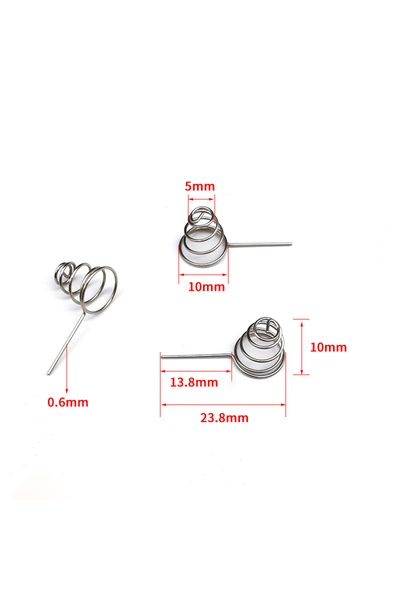 Choice1 A2 AA 5PCS AAA Battery NIckel Wire Spring AA Battery Negative And Pos...