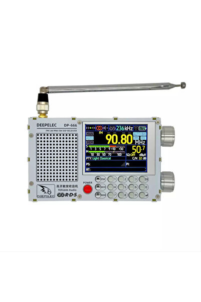 choice2 راديو TEF6686 DSP أبيض اللون، طراز DP-666، عالي الحساسية، يدعم نطاقات...