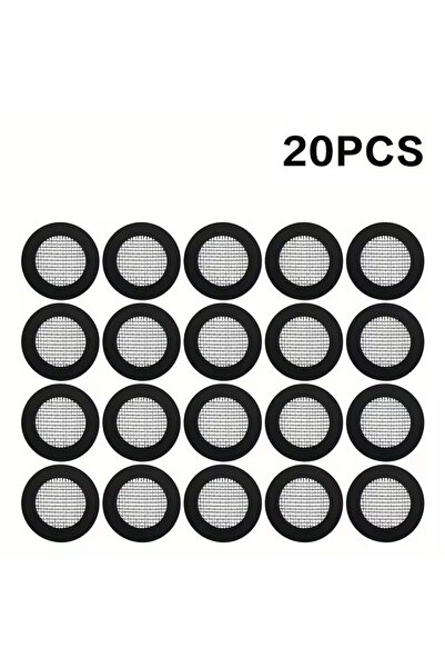 Choice 20 قطعة من وسادات فلتر صنبور شبكية - سهلة التركيب، مناسبة لخرطوم دش قي...