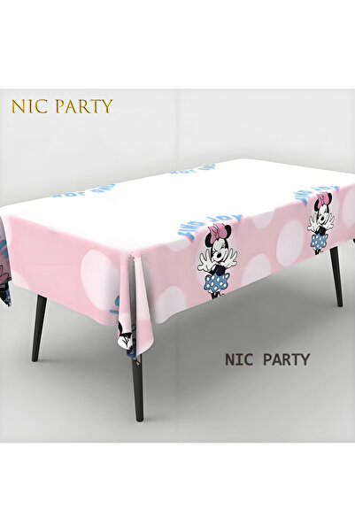 Choice23 1pcs Type-1 Minnie Mouse Tablecloth Birthday Party Decor Mickey Minn...
