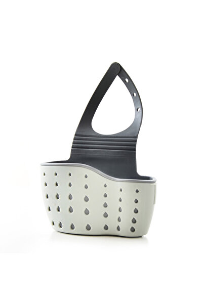 choice2 سلة معلقة خضراء لحوض المطبخ، حامل إسفنج قابل للتعديل، رف تصريف لصنبور...