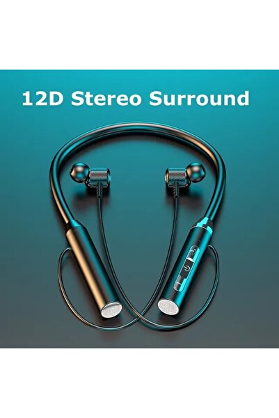 Choice سماعات رأس لاسلكية سوداء بتقنية بلوتوث 5.0، سماعات أذن دائرية من السيل...