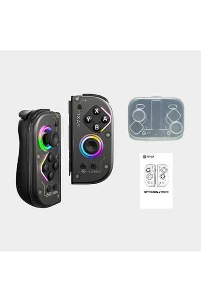 Choice وحدة تحكم ألعاب لاسلكية NYXI-Hyperion 2 سوداء اللون، مزودة بوحدتي تحكم...