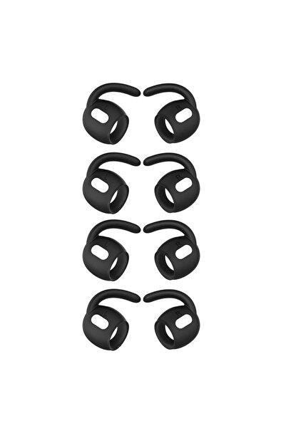 Choice7 Black 4Pairs 4 Pairs Soft Silicone Anti-Slip Covers for AirPods Pro, ...