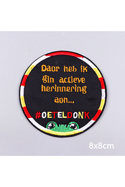 Choice25 رقعة مطرزة مطرّز للكي تحمل شعار كرنفال أوتيلدونك، مناسبة لأزياء الحف...