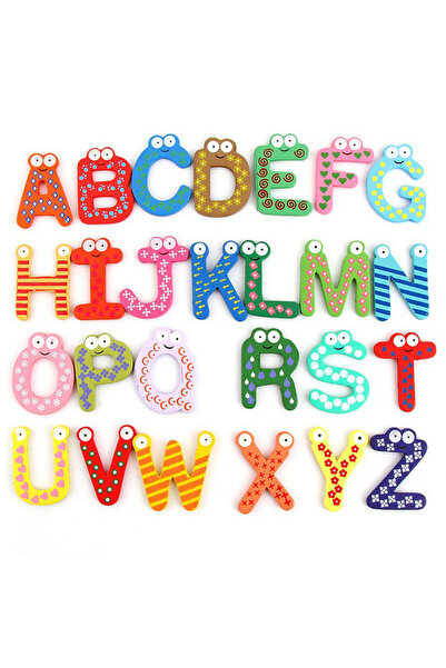 Choice 26 Pcs Random style Magnetic Letters Numbers Refrigerator Magnets Colo...