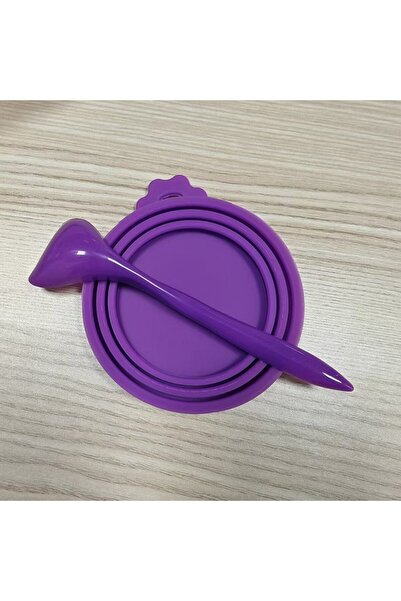 Choice8 غطاء علبة طعام الحيوانات الأليفة قابل لإعادة الاستخدام مع ملعقة، لون ...